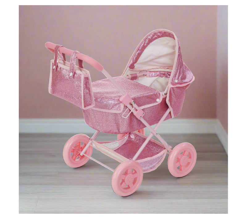 Olivia's Little World Baby Doll Bassinet Pram — View 2