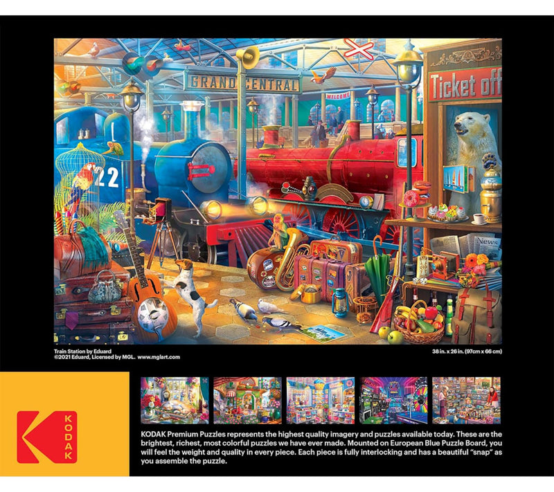 RoseArt Train S tation 2000 Pie ce Puzzle — View 5