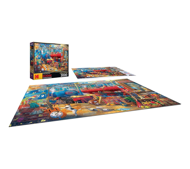 RoseArt Train S tation 2000 Pie ce Puzzle — View 4