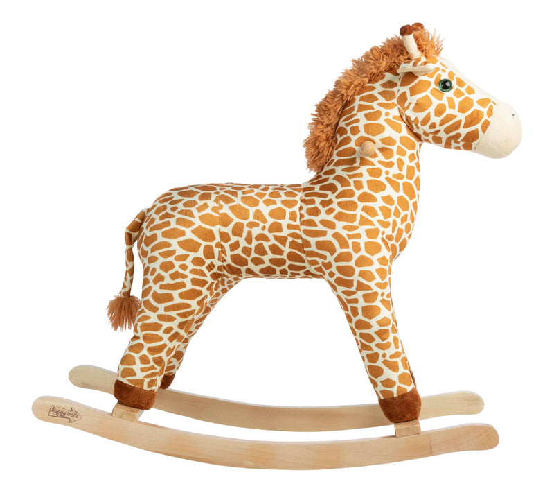 Happy Trails Plush Giraffe Kids Rocker — View 2