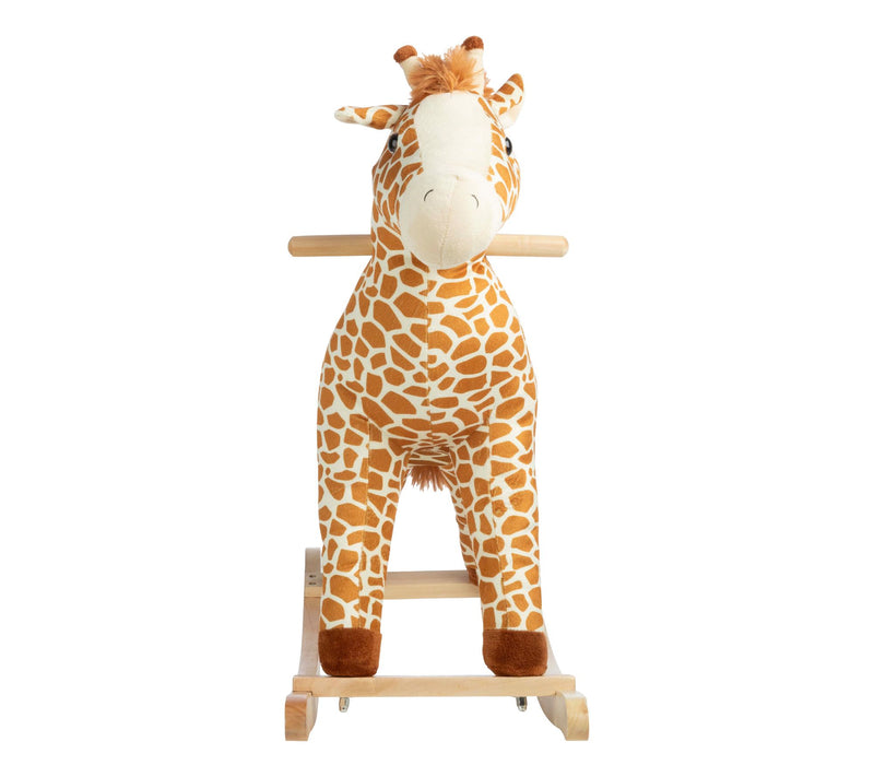 Happy Trails Plush Giraffe Kids Rocker — View 3