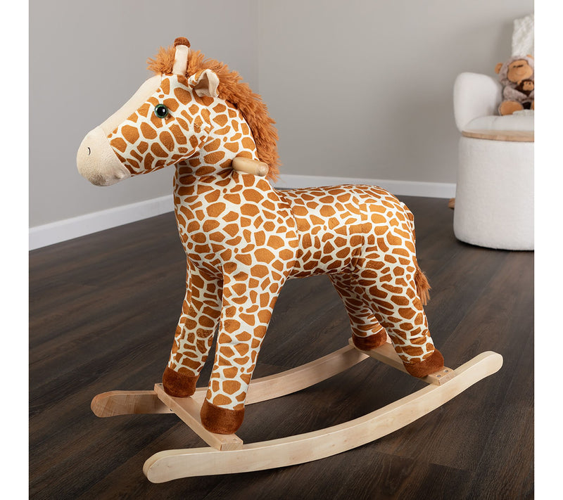 Happy Trails Plush Giraffe Kids Rocker — View 7