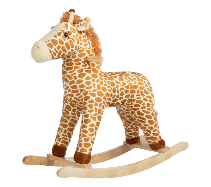 Happy Trails Plush Giraffe Kids Rocker — Main view