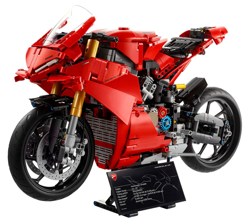 LEGO Technic Ducati Panigale V4 S Motorcycle Model 42202 — View 5