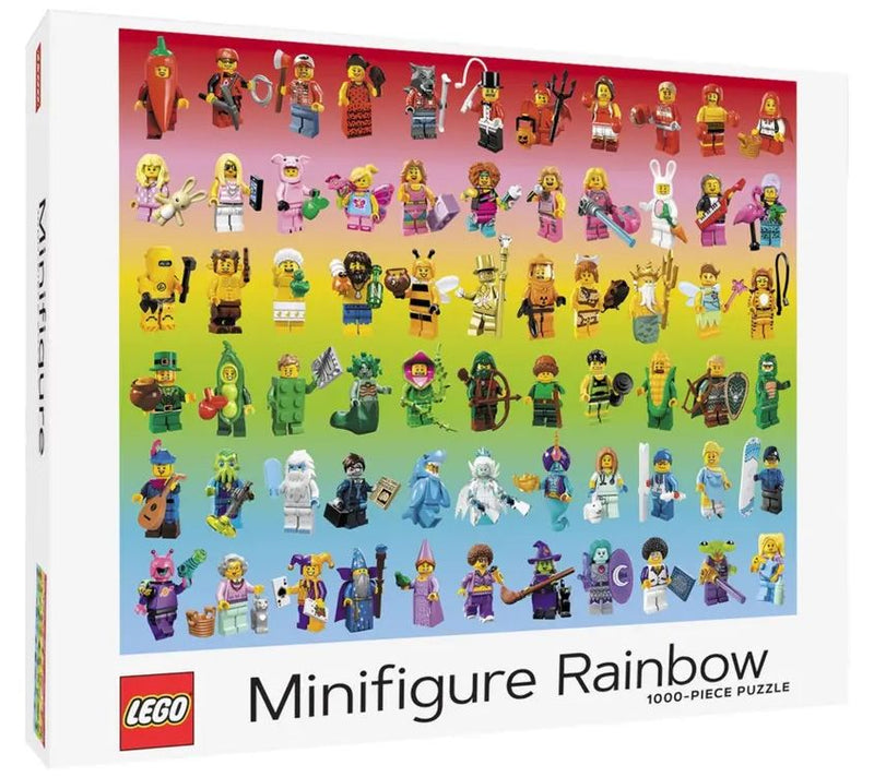 LEGO Minifigure Rainbow 1000-Piece Puzzle — View 2