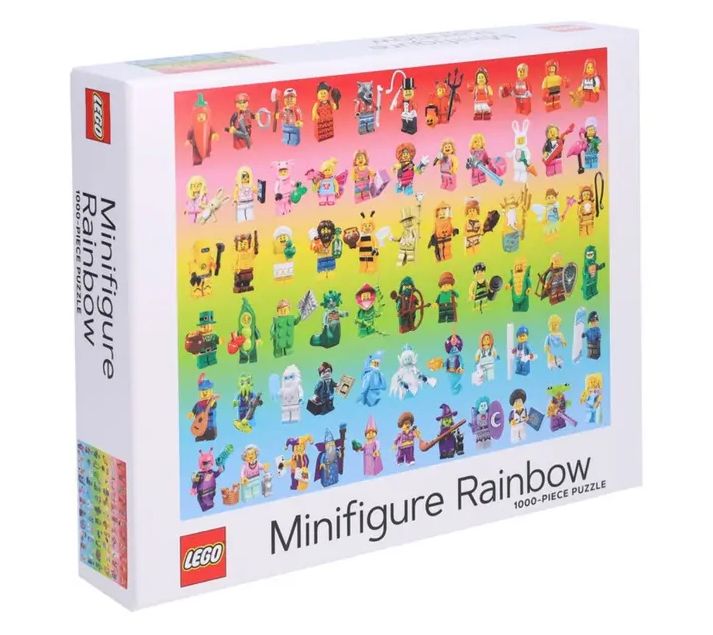 LEGO Minifigure Rainbow 1000-Piece Puzzle — Main view