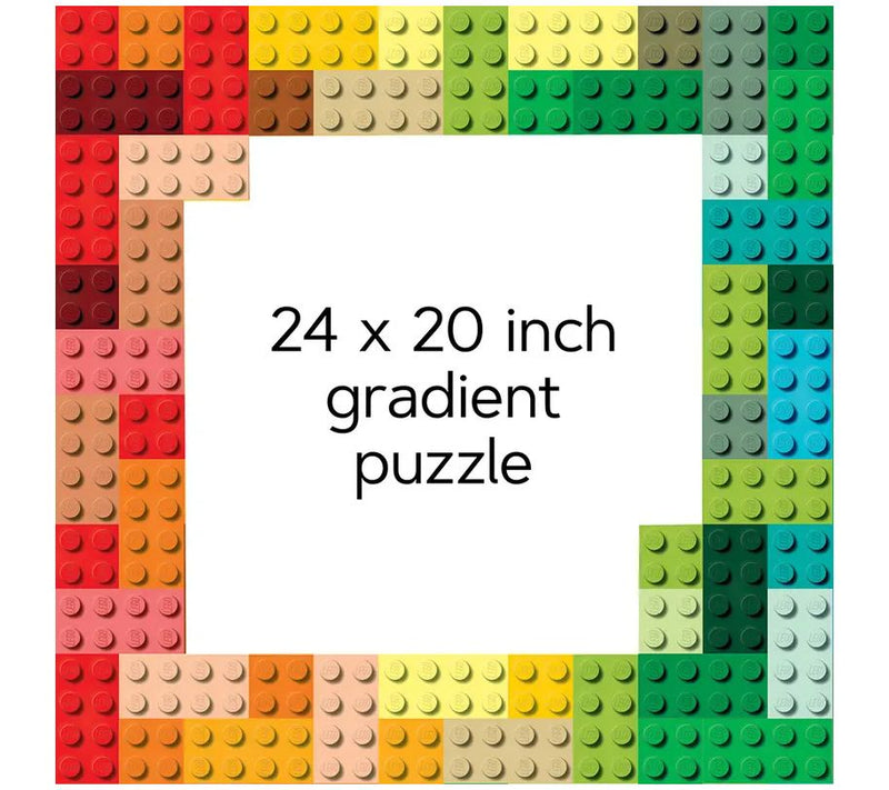 LEGO Rainbow Bricks 1000-Piece Puzzle — View 5