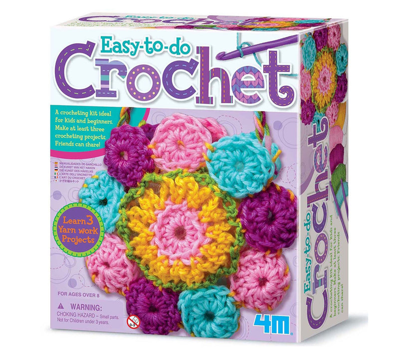4M Easy-To-Do C rochet Kit - DI Y Yarn Crafts, 3 Project — View 2