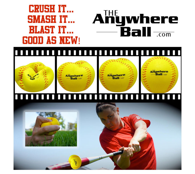 Anywhere Sports: The Anywhere Ball - 12 Pack Foam Balls — View 5