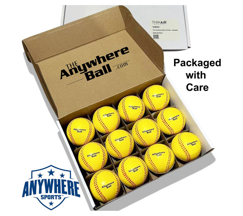Anywhere Sports: The Anywhere Ball - 12 Pack Foam Balls — View 4