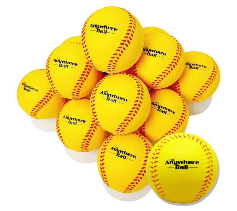 Anywhere Sports: The Anywhere Ball - 12 Pack Foam Balls — View 2