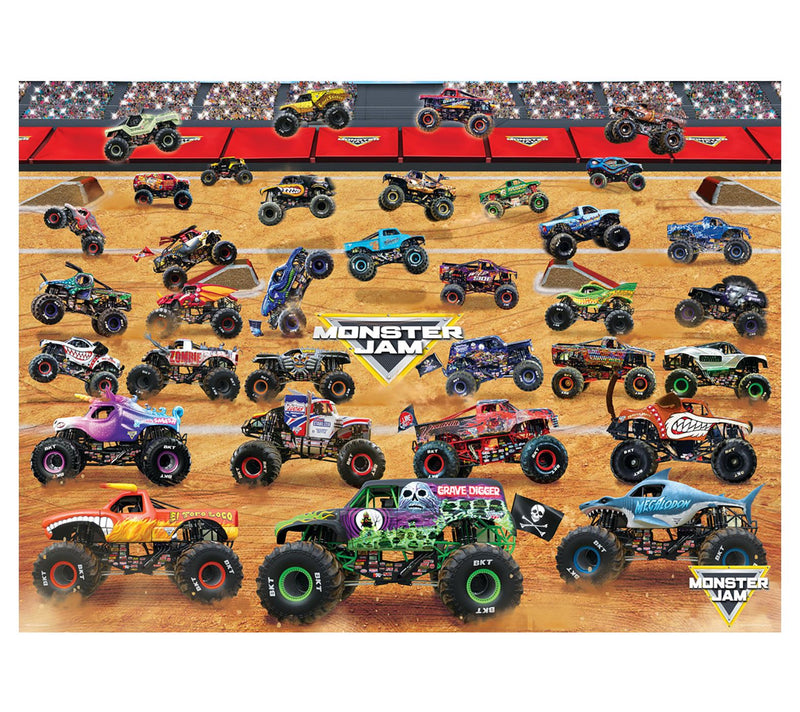 Eurographics Monster Jam Truck Lineup 1000-Piece Puzzle — View 2