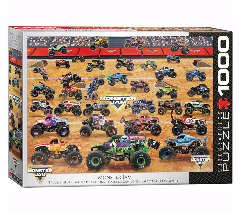 Eurographics Monster Jam Truck Lineup 1000-Piece Puzzle — Main view