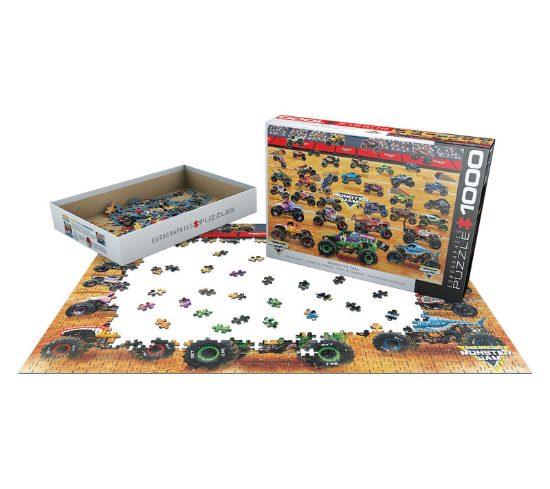 Eurographics Monster Jam Truck Lineup 1000-Piece Puzzle — View 3