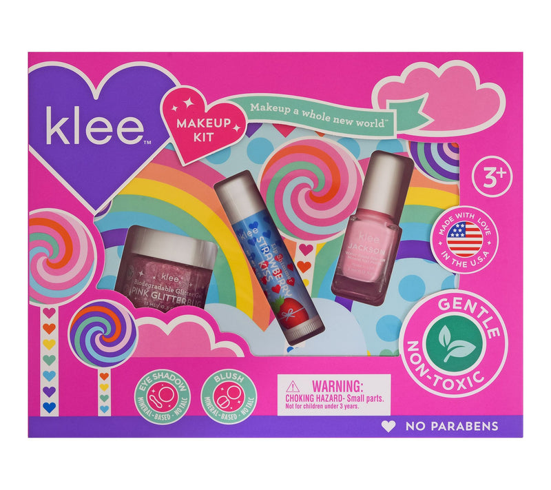 Klee Naturals Spinning Pink Kids' Makeup Set — Main view