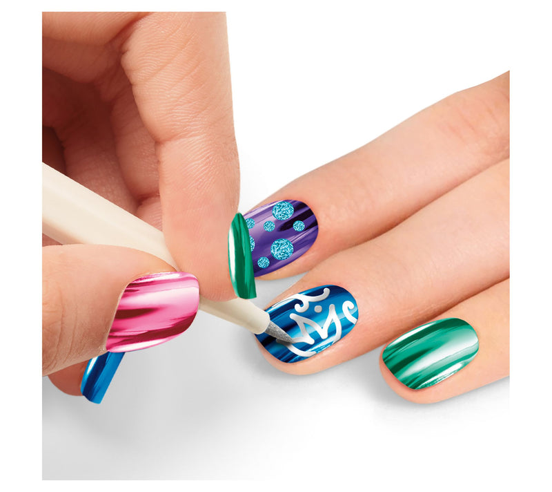 Shimmer 'N Sparkle: Metallic Rainbow Nail Art -Design Kit — View 5