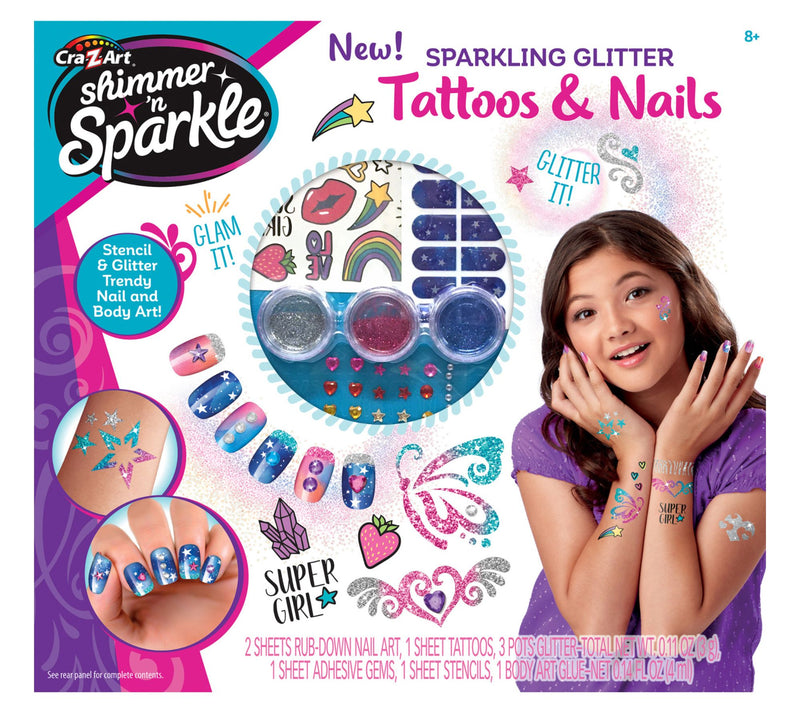 Shimmer 'N Sparkle: Sparkling Glitter Tattoos &Nails — View 2