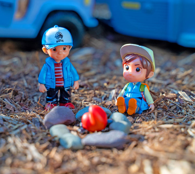 ROVE Vehicle Playset with Camper Figurine Toys — View 8