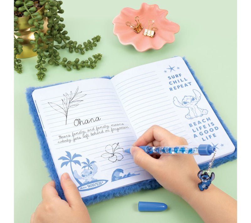Disney: Stitch Cool Vibes Fuzzy Journal & Pen — View 5