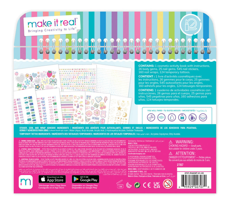 Make It Real: Bejeweled Cosmetic Activity Book — View 3