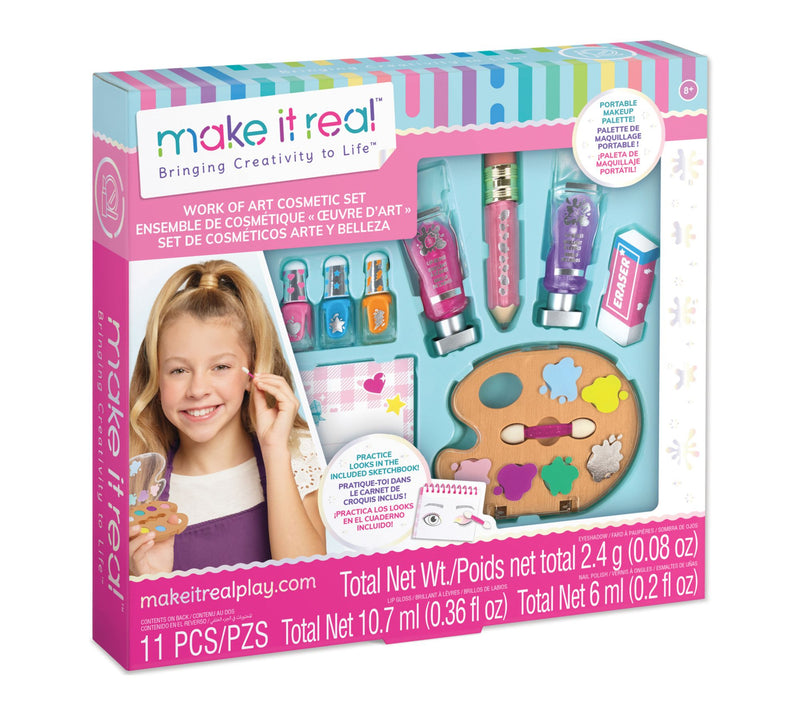 Make It Real: Work of Art Cosmetic Set - 11pc Makeup Kit — View 3