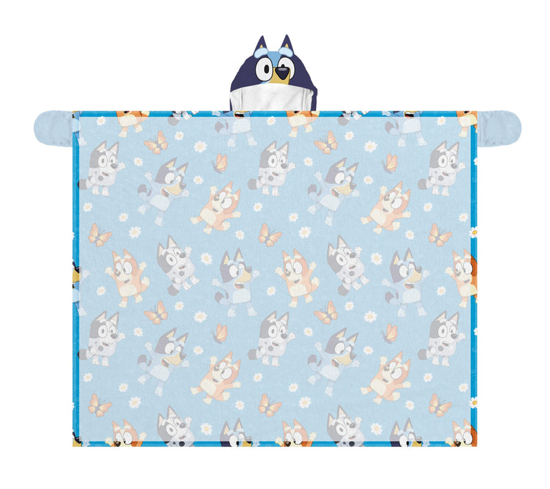 Bluey 50"x60" Hooded Throw with Hand Pockets — View 8