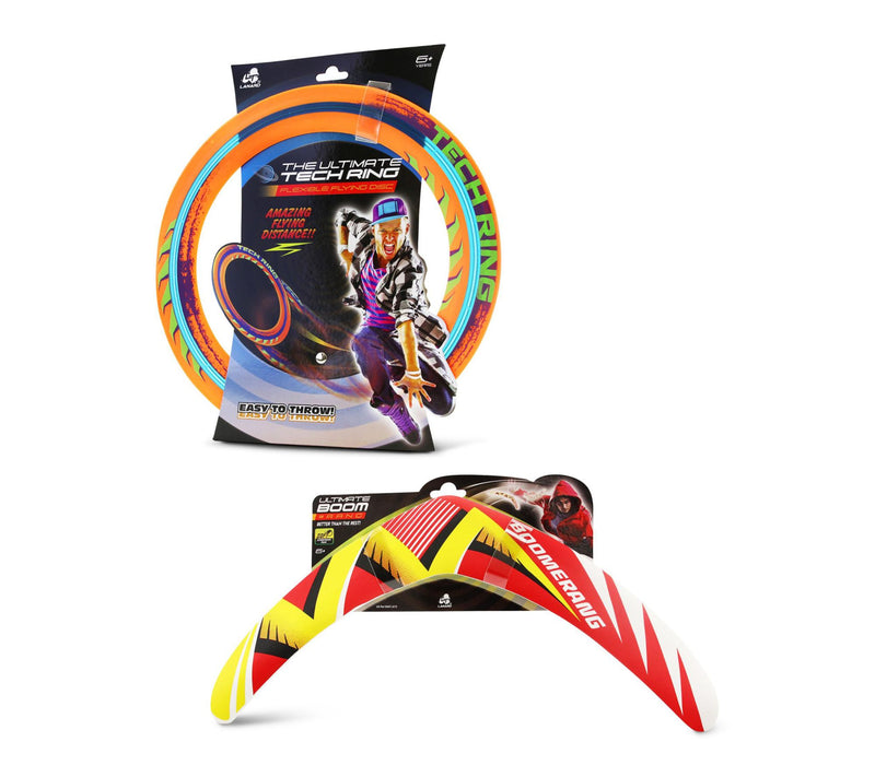 Lanard Ultimate Bundle Pack Boomerang and TechRing Toss Toys — View 2