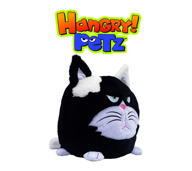 Hangry Petz Bella Black Cat 12in Animal Plush — View 4