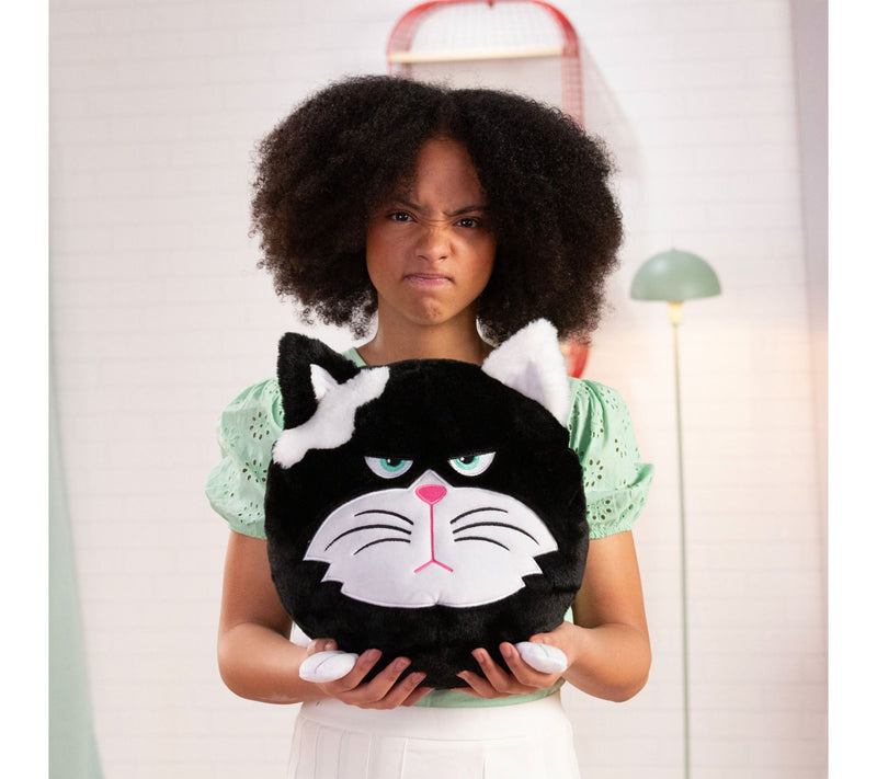 Hangry Petz Bella Black Cat 12in Animal Plush — View 9