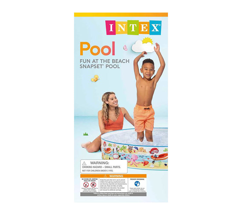 Intex Snapset Pool Fun At The Beach Water Splash Kiddie Pool — View 3