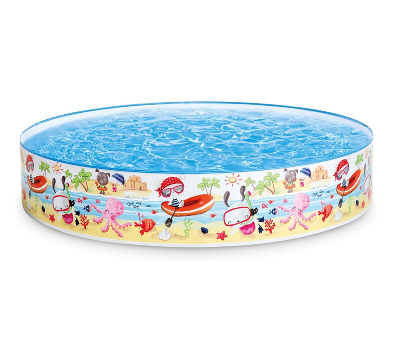 Intex Snapset Pool Fun At The Beach Water Splash Kiddie Pool — Main view