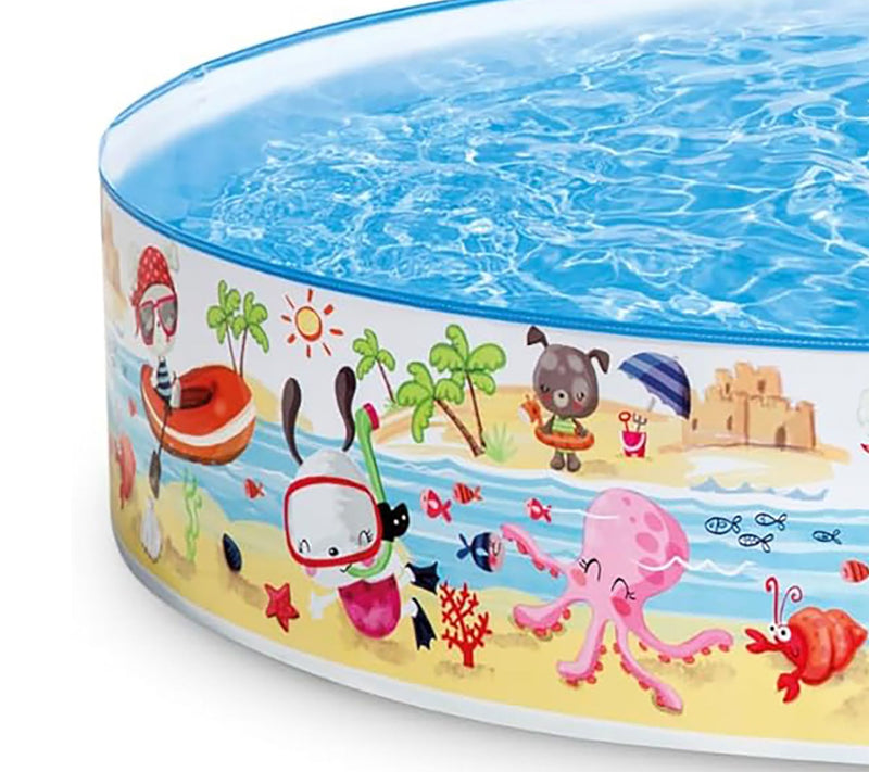 Intex Snapset Pool Fun At The Beach Water Splash Kiddie Pool — View 2