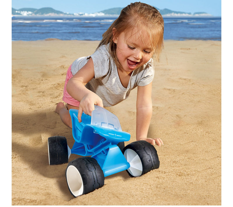 Hape Dune Buggy Blue 4 Wheeled Vehicle, Sand and Beach Toy — View 6