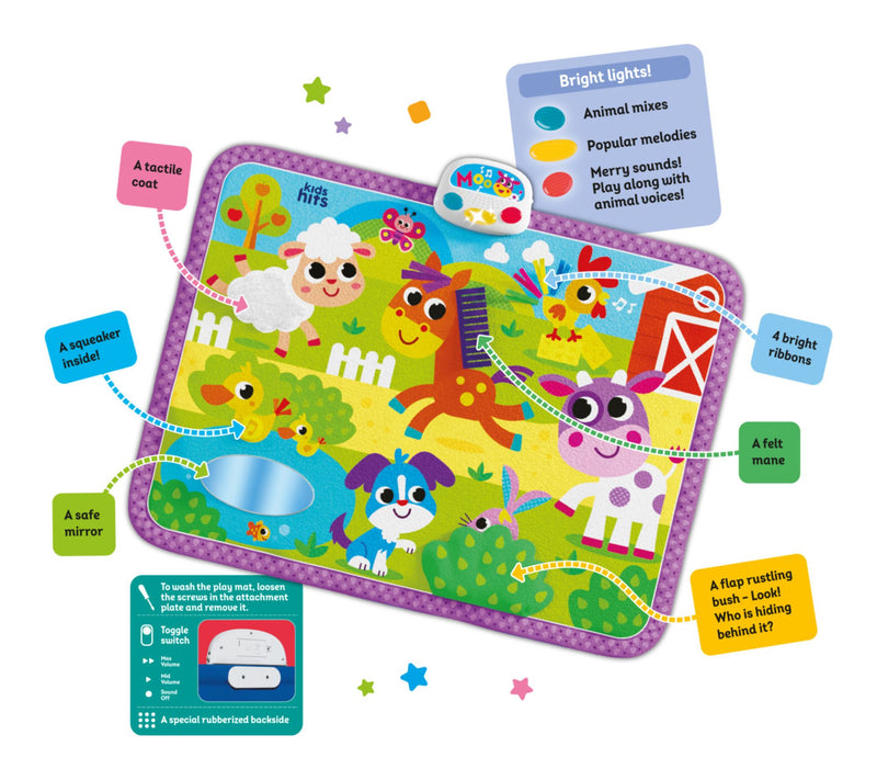 Kids Hits Touch & Play Farm Friends Sensory Floor Pad — View 4