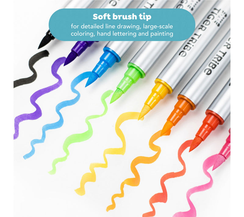 Tiger Tribe Dual Tip Paint Pens 8 Vibrant Colors — View 3