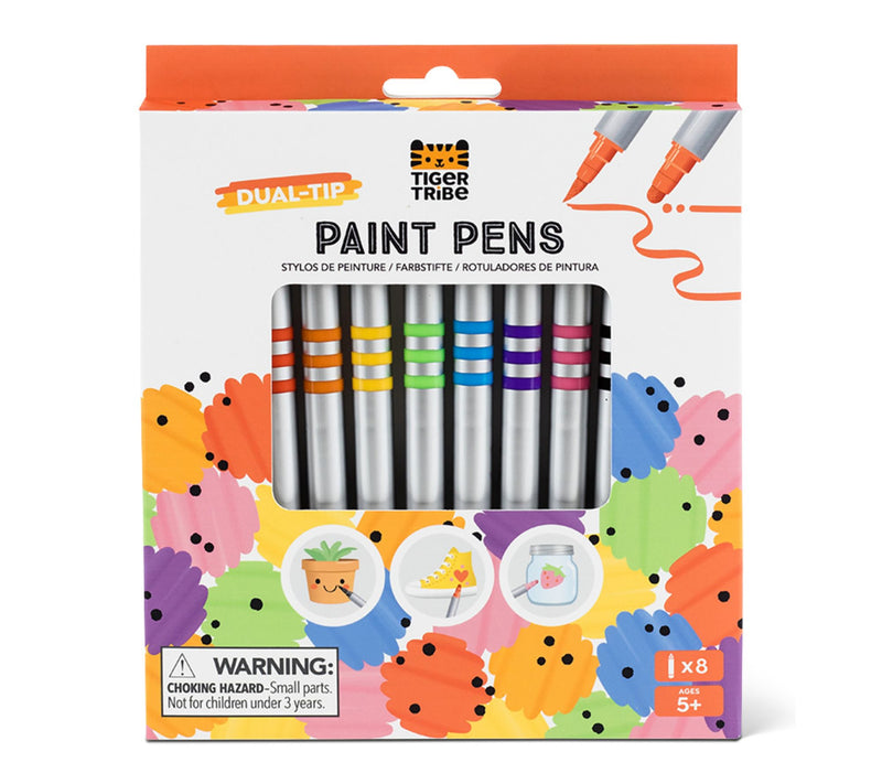 Tiger Tribe Dual Tip Paint Pens 8 Vibrant Colors — View 9
