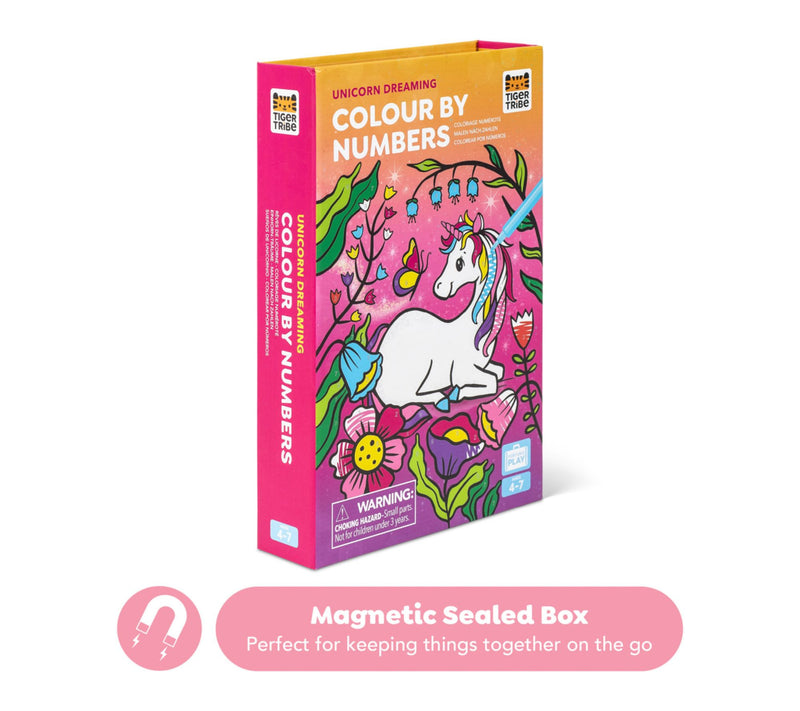 Tiger Tribe Unicorn Dreaming Color by Numbers — View 7