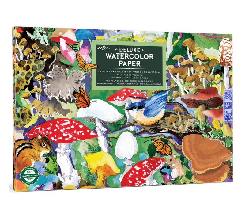 eeBoo Mushroom Watercolor Pad — View 8