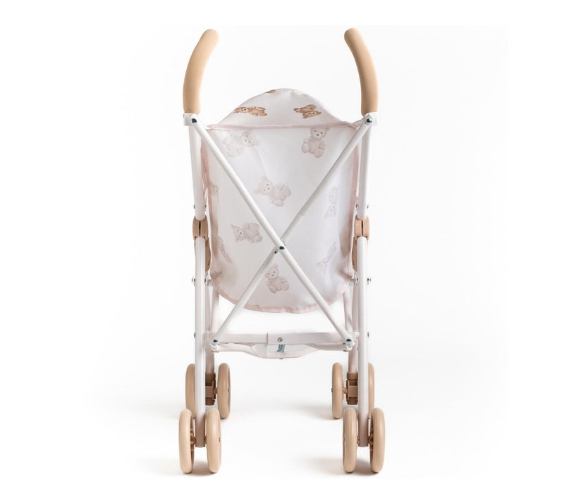 Roma Prams Teddy Doll XL Umbrella Beige Buggy — View 3