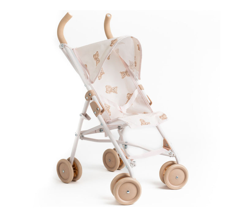 Roma Prams Teddy Doll XL Umbrella Beige Buggy — View 10