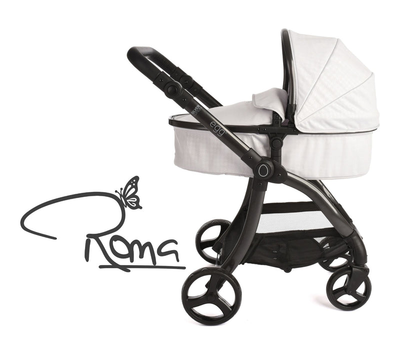 Roma Prams Egg Doll Pram Feather Cream — View 2
