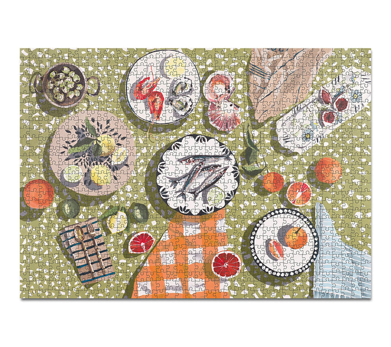 Journey of Something Table by the Sea 1000 Piece Puzzle — View 10