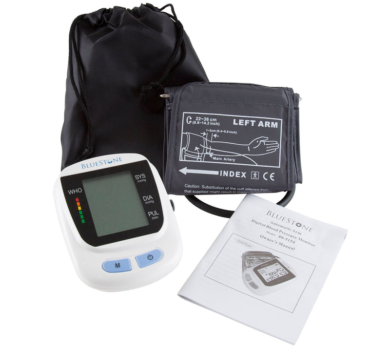 Bluestone Automatic Upper Arm Blood Pressure Monitor & Cuff — View 3