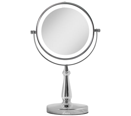 Zadro LED Lighted Vanity Swivel Mirror 1X/8X