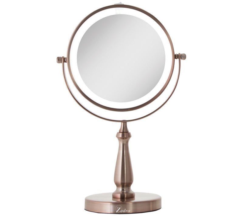 Zadro LED Lighted Vanity Swivel Mirror 1X/8X — View 5