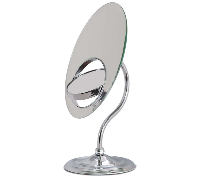Zadro Oval Tri-Optics 1X, 3X and 8X Pedestal Vanity Mirror — View 4