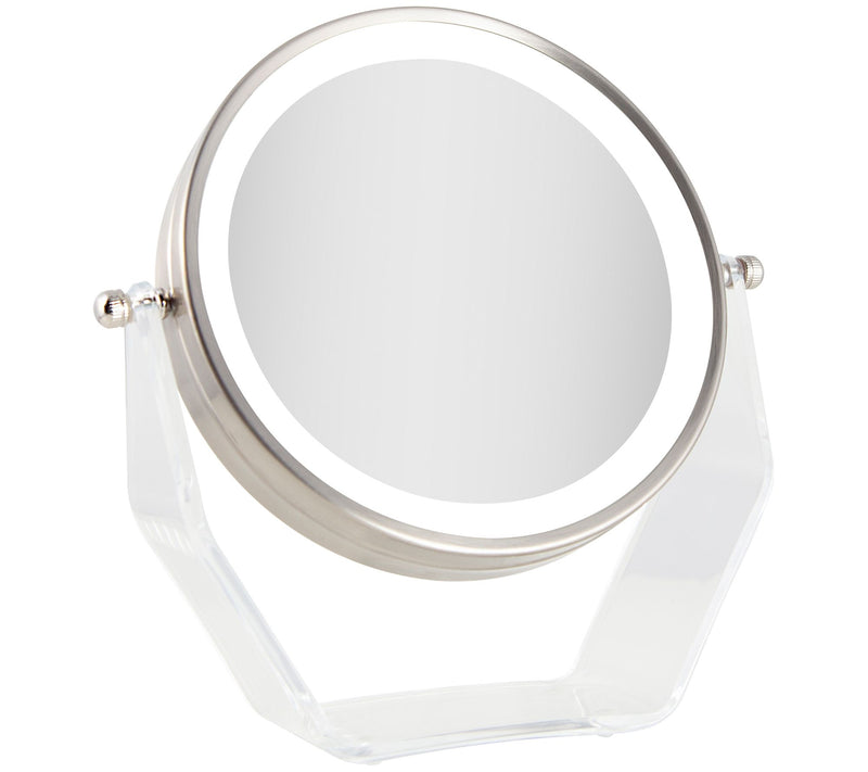 Zadro 1X/8X LED Lighted Vanity Mirror in Acrylic Base — View 7