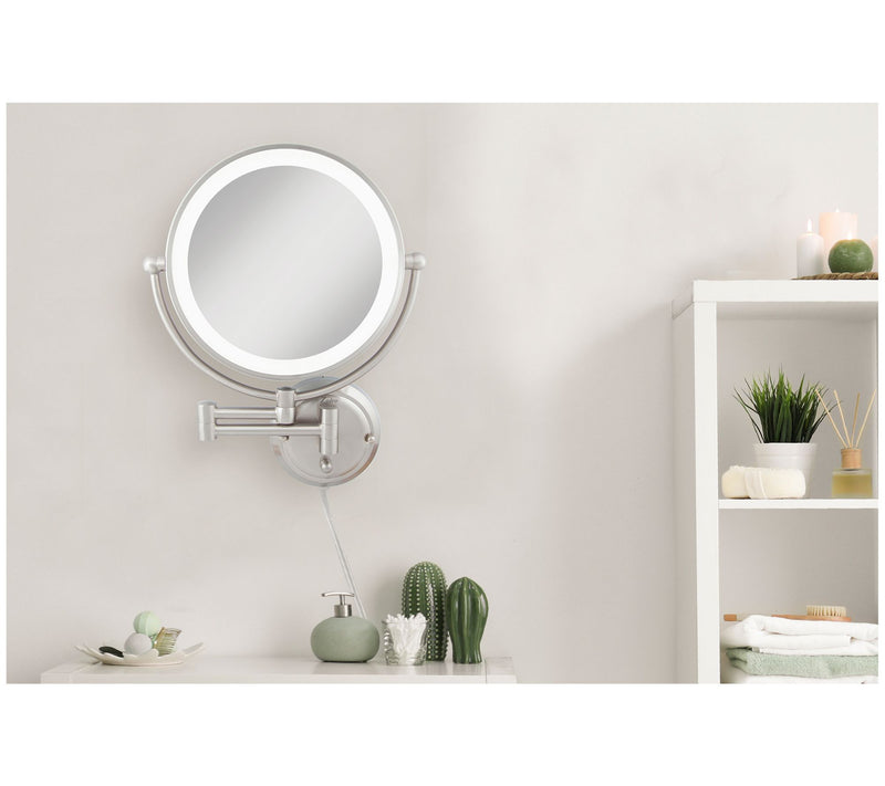Zadro Glamour Wall-Mount 1X/5X Mirror — View 8