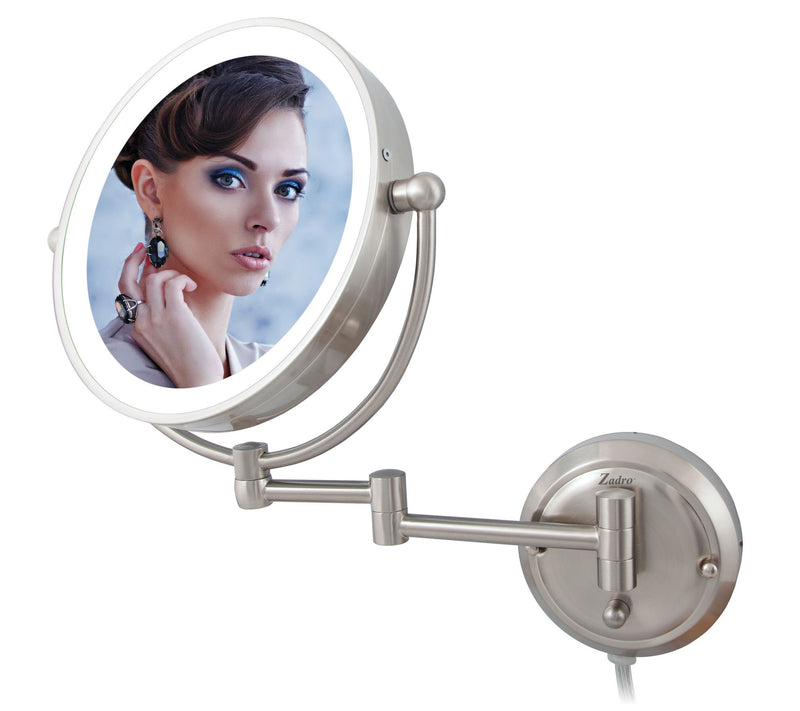 Zadro Glamour Wall-Mount 1X/5X Mirror, Hard Wir e Ready — View 2
