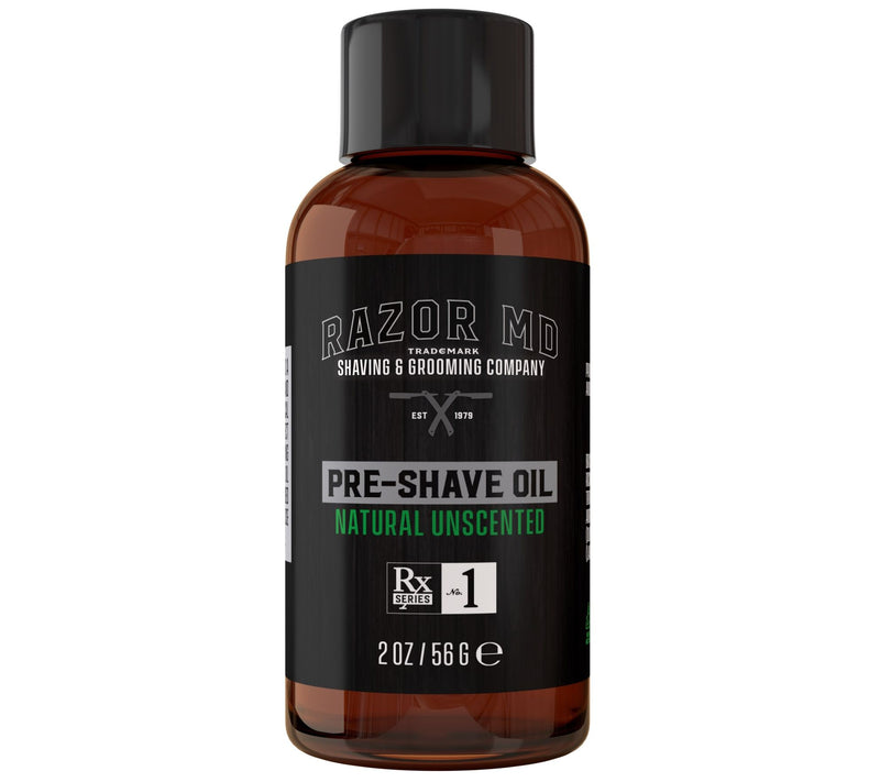RAZOR MD Natural Unscented Pre-Shave Oil — Main view